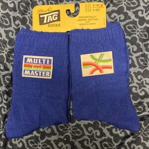 Blue Q Multi-Task Master Socks in Vibrant Blue